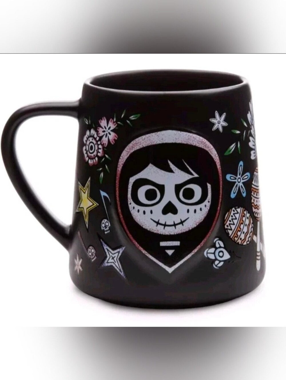 DisneyParks Pixar Coco Miguel Matte Glaze 16oz Coffee Mug Brand  New